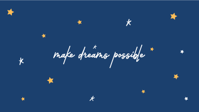 Make Dreams Possible YouTube Banner Image Preview