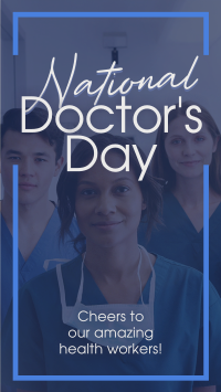 Celebrate National Doctors Day Instagram Reel Image Preview