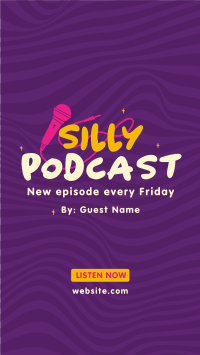 Silly Podcast Instagram Story