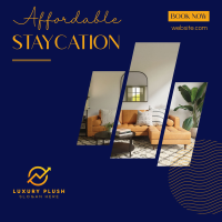 Affordable Staycation Instagram Post