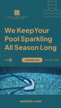 Pool Sparkling Instagram Reel Image Preview