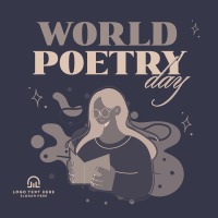 Celebrating Poetry Linkedin Post Design