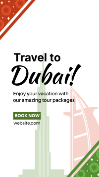 Dubai Travel Booking Instagram Story