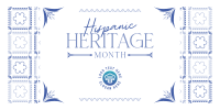 National Hispanic Heritage Month Twitter Post Design