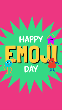 Happy Emoji Day Instagram Story