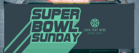 Super Bowl Sunday Facebook Cover Design