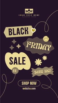 Sticker Black Friday Instagram Reel Image Preview