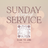 Sunday Worship Gathering Instagram Post Design