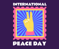 Peace Day Stamp Facebook Post