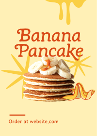 Order Banana Pancake Poster