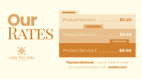 Price List Minimalist Animation