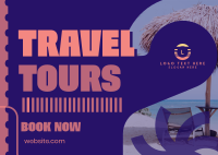 Travel Tour Sale Postcard