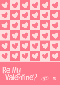 Valentine Heart Tile Poster