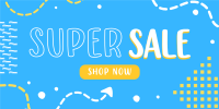 Quirky Super Sale Twitter Post