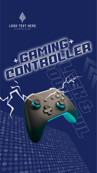 Sleek Gaming Controller Facebook Story