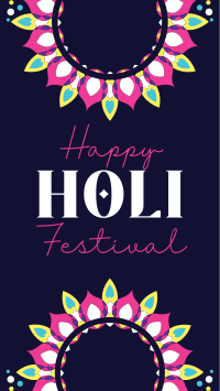 Holi Festival Facebook Story