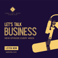 Business Talk Podcast Instagram Post Design