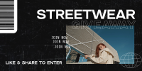 Streetwear Giveaway Twitter Post