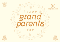 Grandparents Day Greetings Postcard