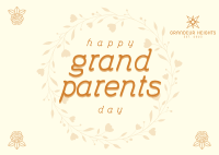 Grandparents Day Greetings Postcard Image Preview