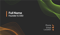 Lines Business Card example 1