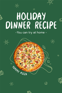 Holiday Pizza Special Pinterest Pin