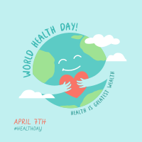 Health Day Earth Instagram Post Design