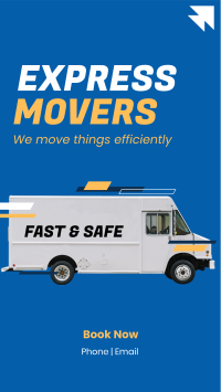 Express Movers Facebook Story