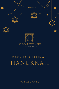 Ways to Celebrate Hanukkah Pinterest Pin Image Preview