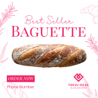 Best Selling Baguette Instagram Post Image Preview