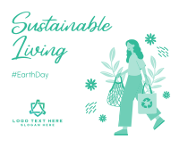 Sustainable Living Facebook Post