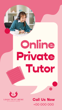 Online Private Tutor Instagram Reel