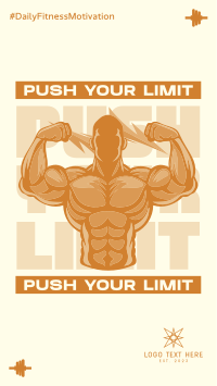 Push Your Limit Fitness Facebook Story