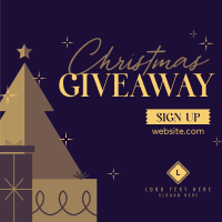 Christmas Holiday Giveaway Instagram Post