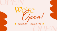 We're Open Now Facebook Event Cover