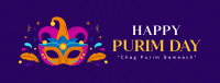 Purim Celebration Event Facebook Cover