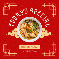 Special Oriental Noodles Instagram Post
