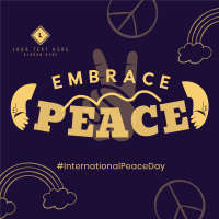 Embrace Peace Day Linkedin Post