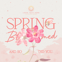 Spring Bloom Quote Instagram Post