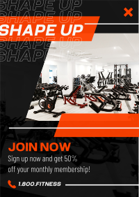 Shape Up Flyer