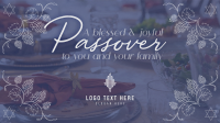 Rustic Passover Greeting Facebook Event Cover