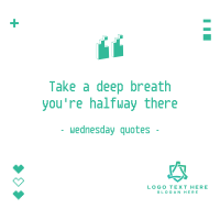 Wednesday Pixel Quote Instagram Post