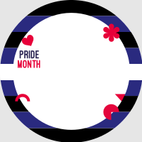 Leather Pride Flag Facebook Profile Picture