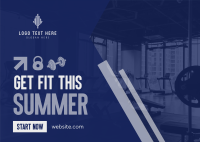 Get Fit This Summer Postcard