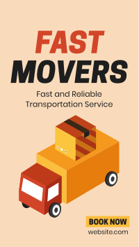 Fast Movers Service Instagram Reel Image Preview