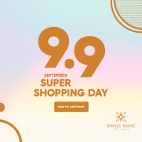 9.9 Shopping Day Instagram Post Image Preview