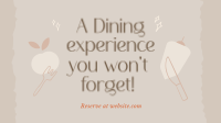 Organic Vintage  Restaurant Animation