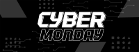 Futuristic Cyber Monday Facebook Cover Design