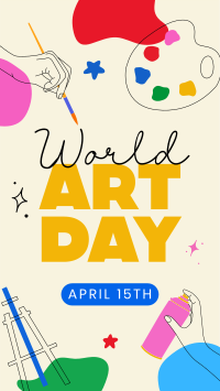 World Art Day TikTok Video