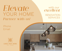 Renovation Elevate Your Space Facebook Post